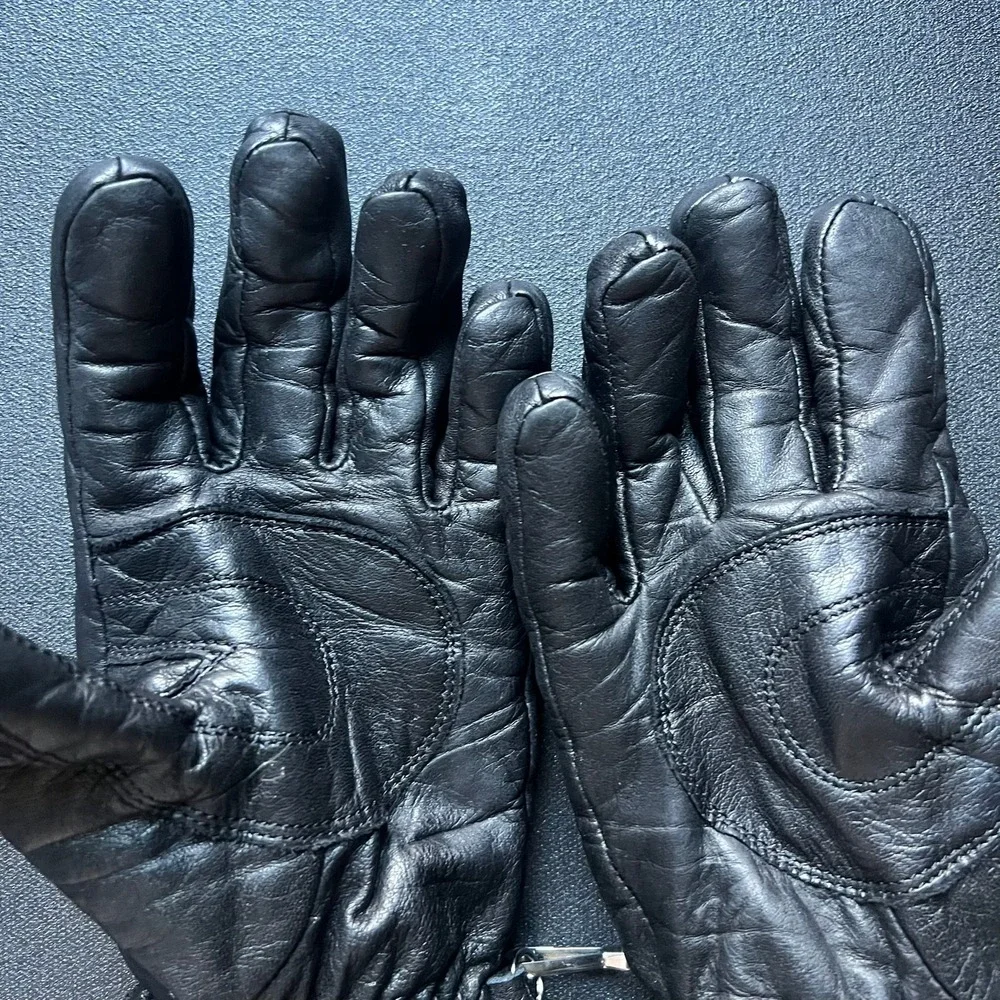 Harley-Davidson Womens Leather Thermolite Insulated Motorcycling Gloves S Biker